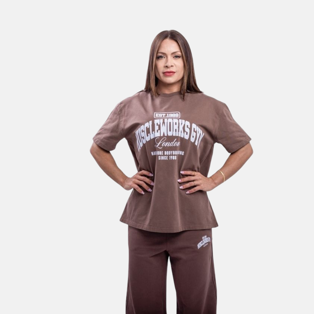 MW Oversized Brown T-Shirt