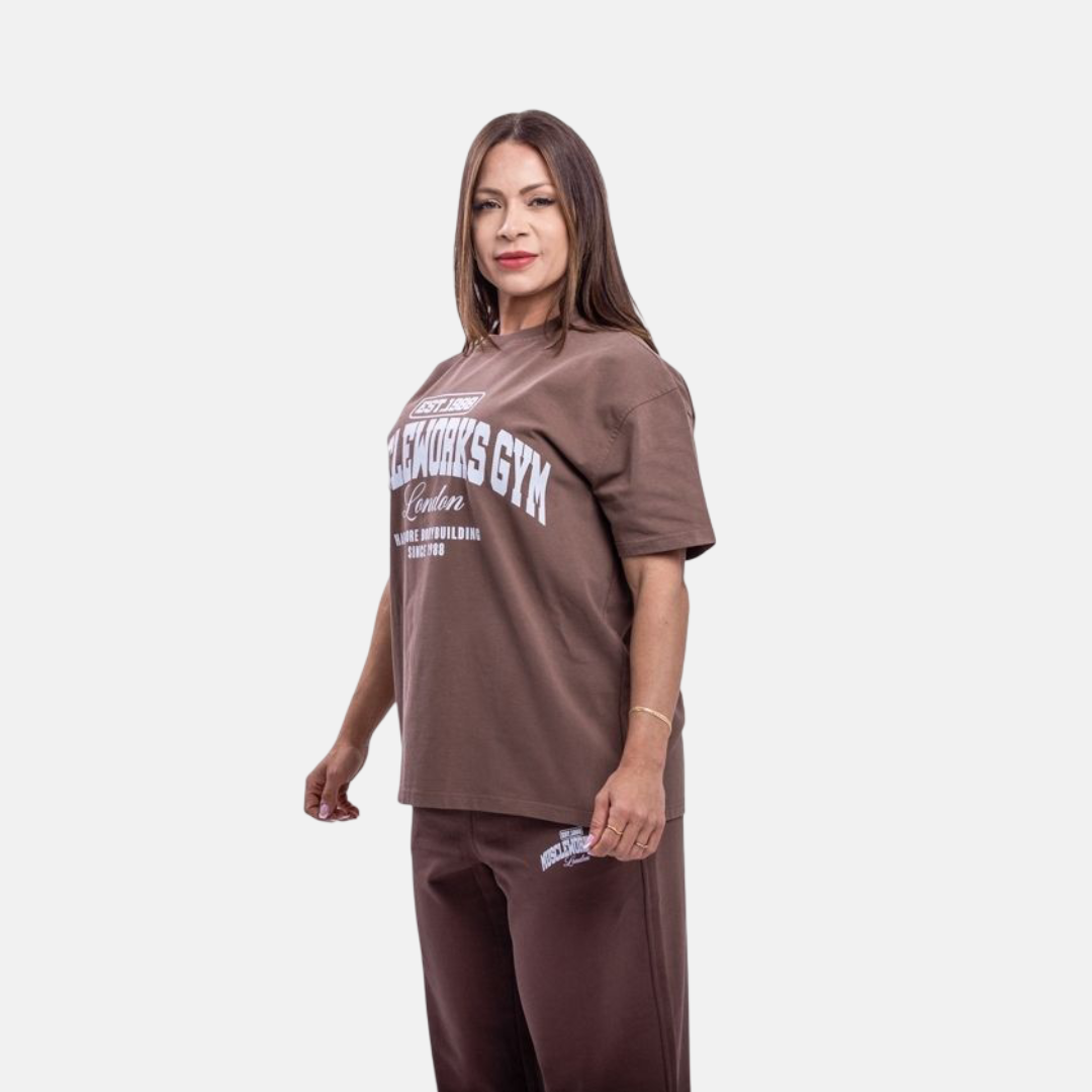 MW Oversized Brown T-Shirt