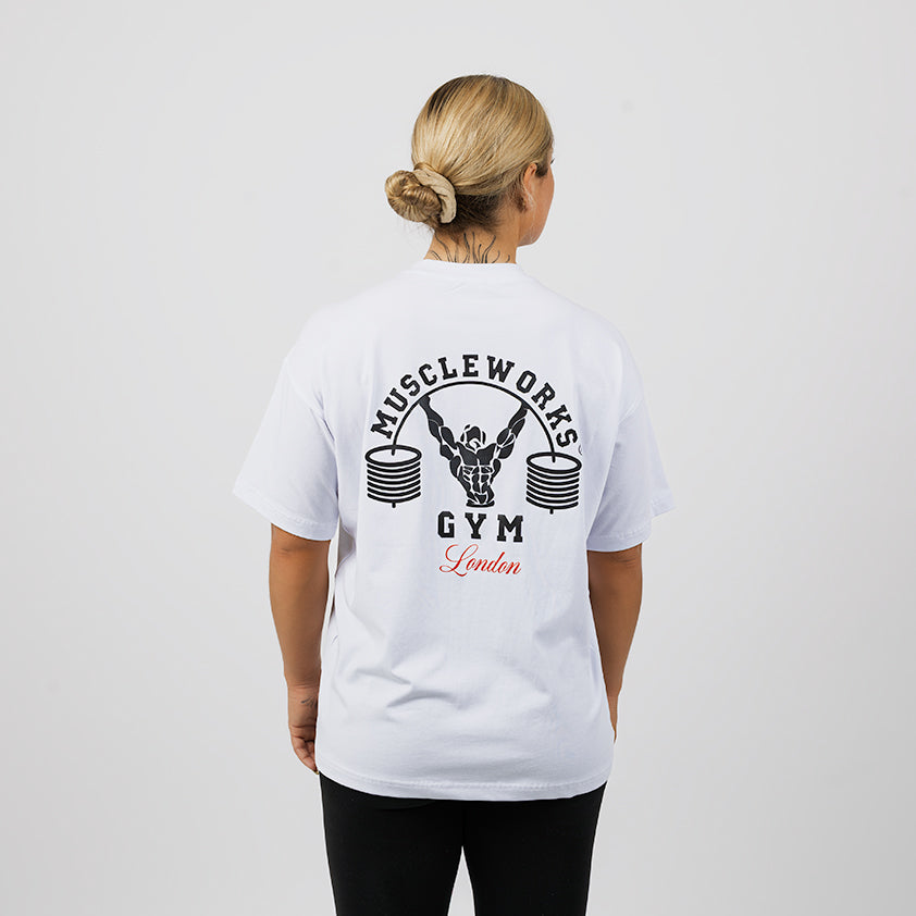 MW Oversized White Signature T-Shirt