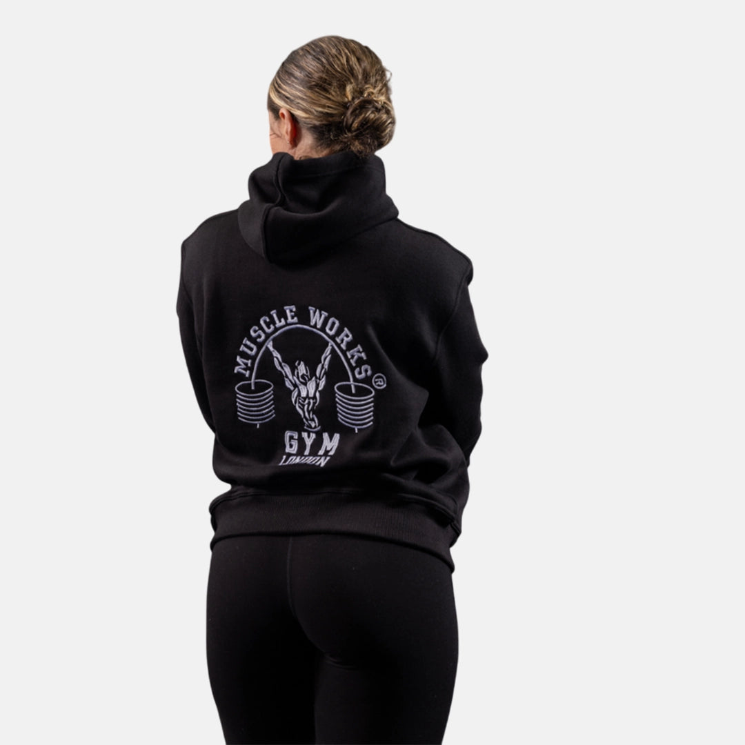MW Women Classic Pullover Black With White