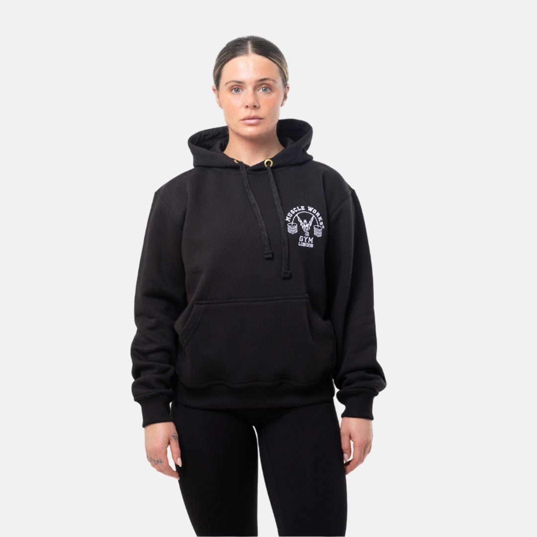 MW Women Classic Pullover Black With White
