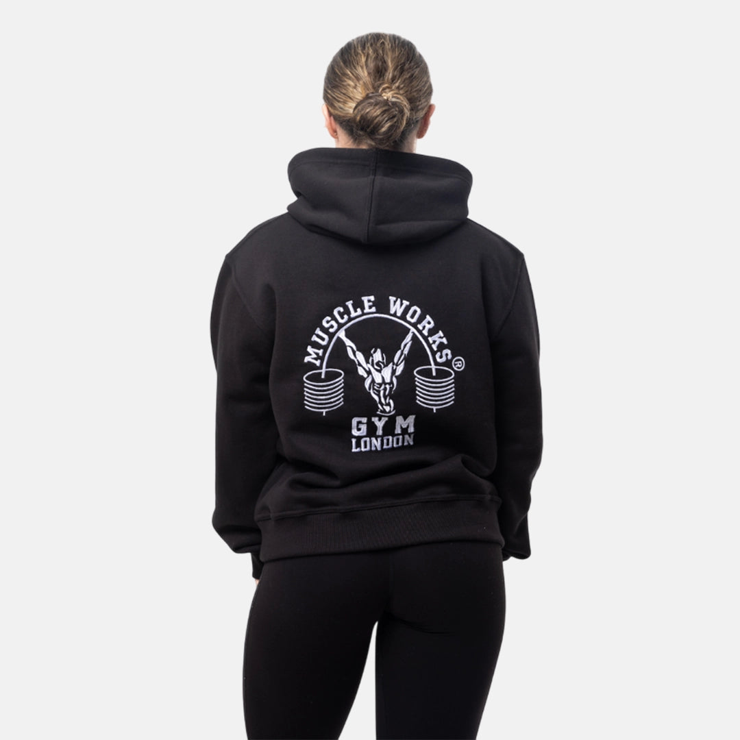 MW Women Classic Pullover Black With White