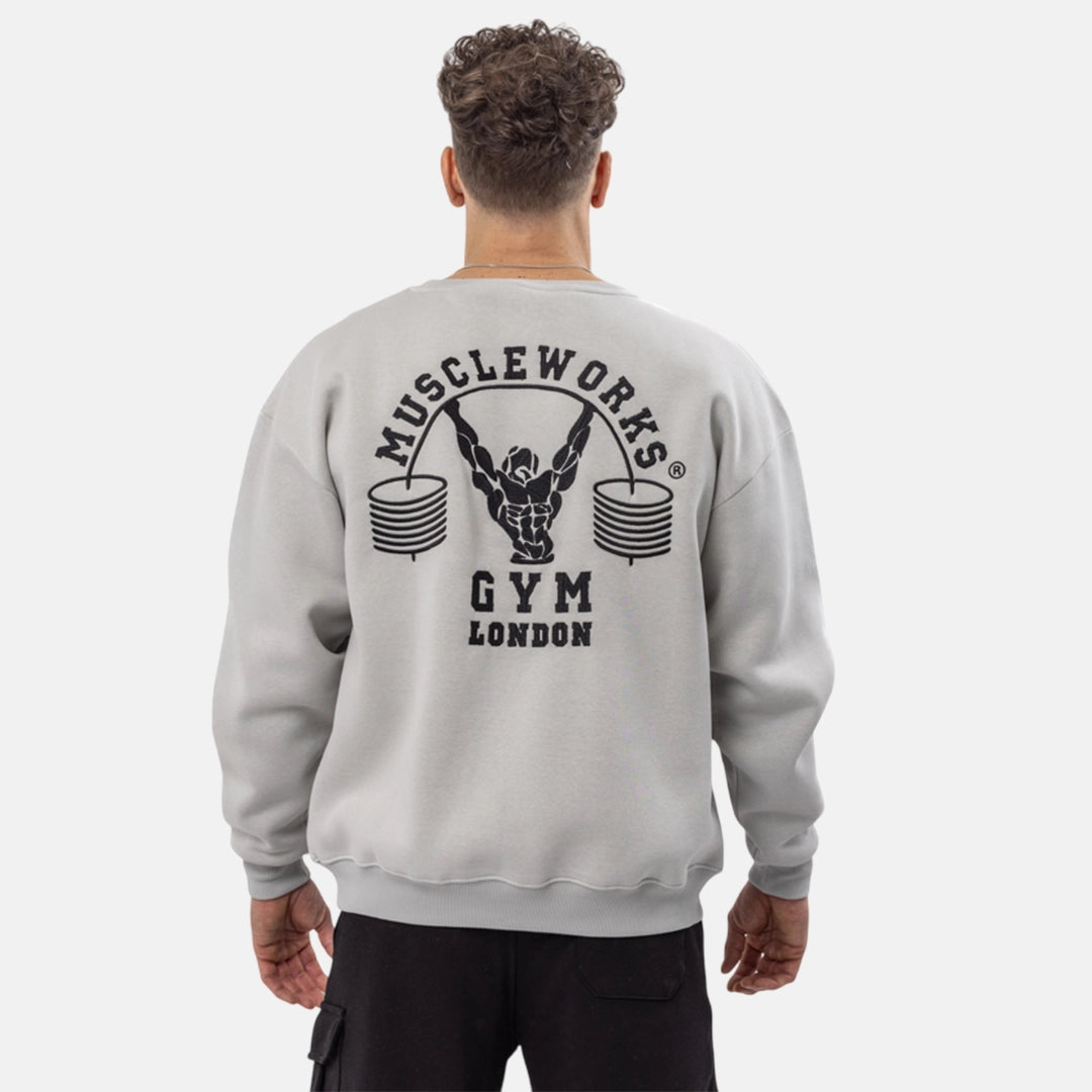 MW Crew Neck in Stone Grey