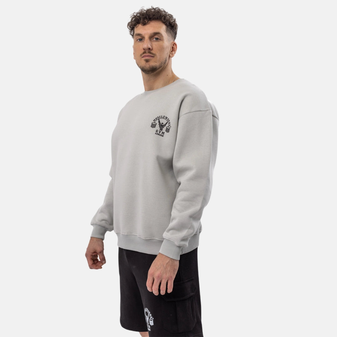 MW Crew Neck in Stone Grey