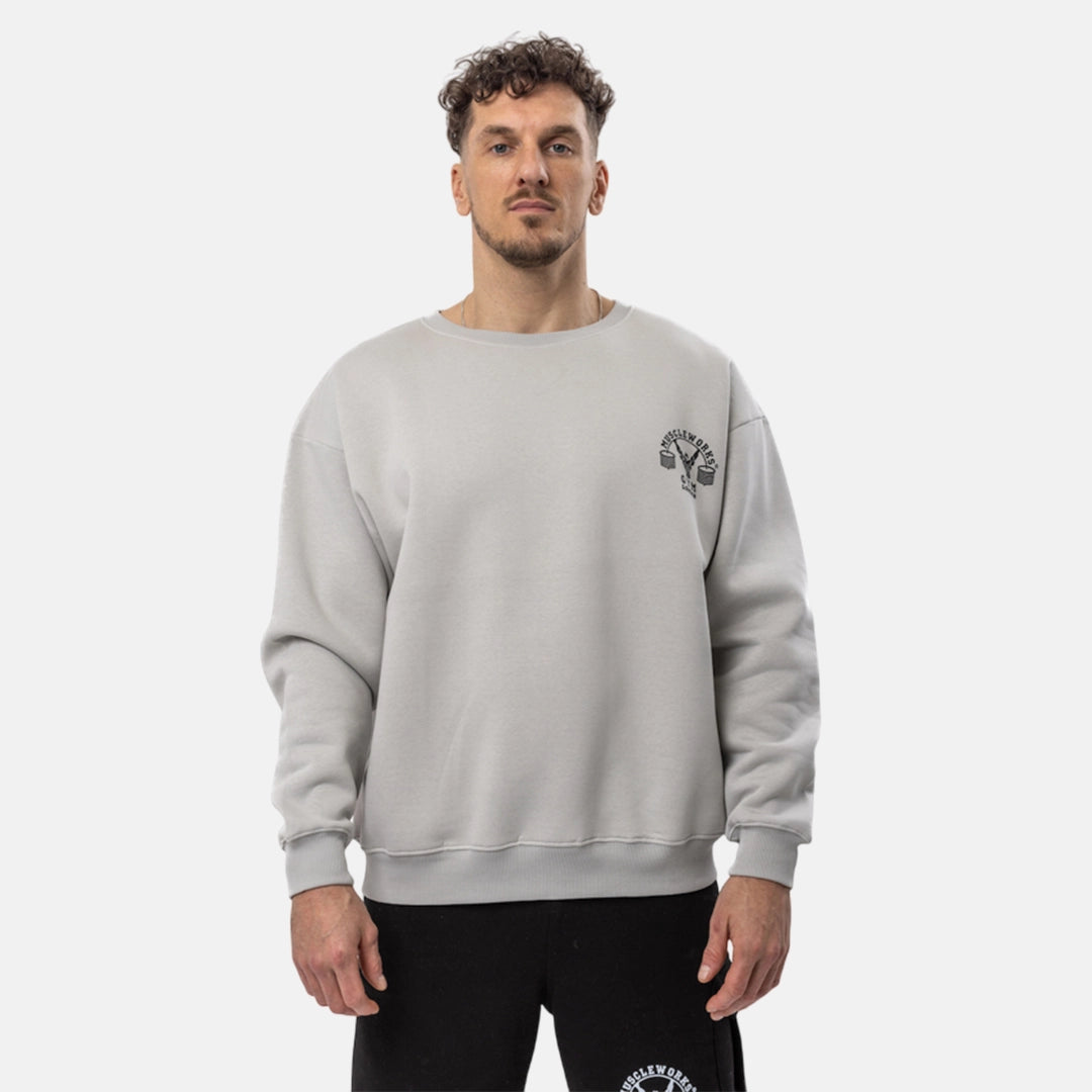 MW Crew Neck in Stone Grey