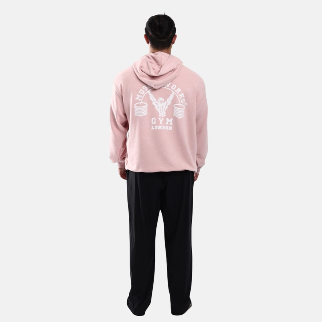 MW Oversized Pullover In Powder Pink