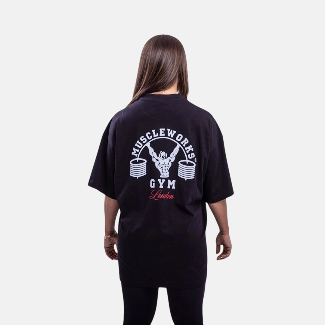 MW Oversized Black Signature T-Shirt