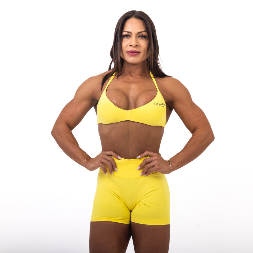 MW Women’s Performance Artemis Sports Bra – Yellow
