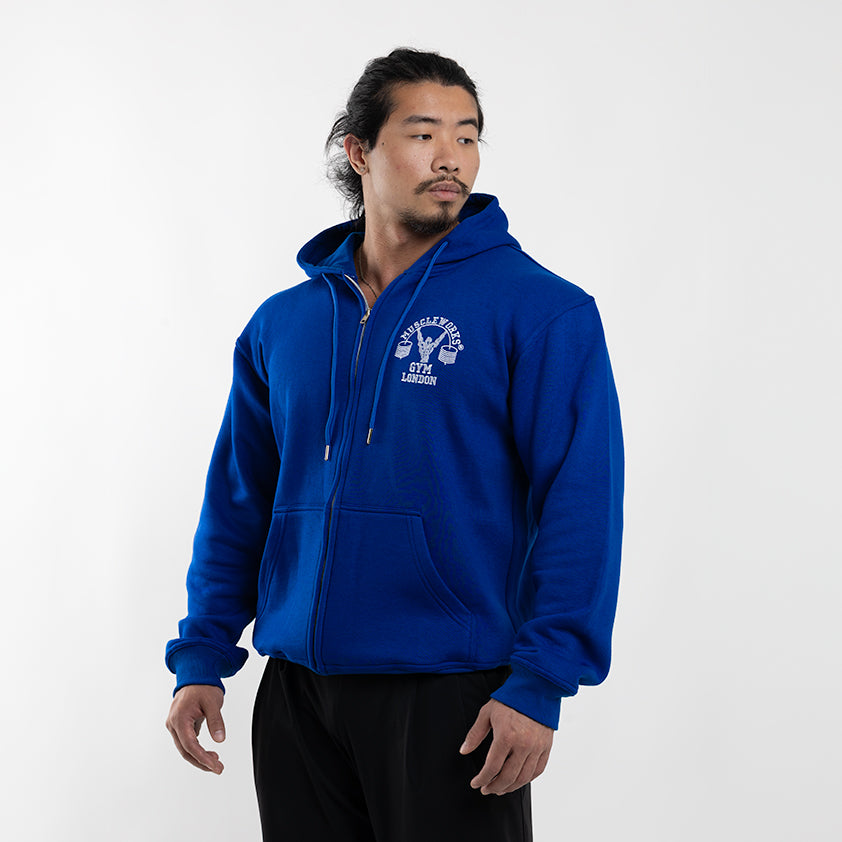MW Zip Up Hoodie Royal Blue