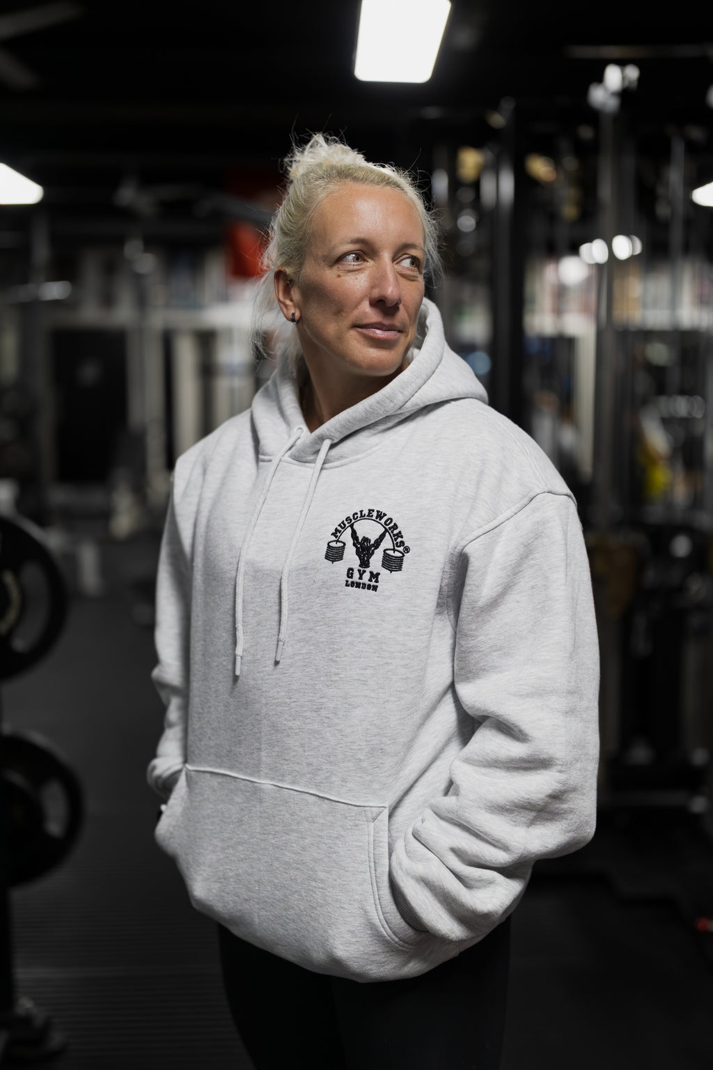 MW Women Classic Pullover Grey Milange