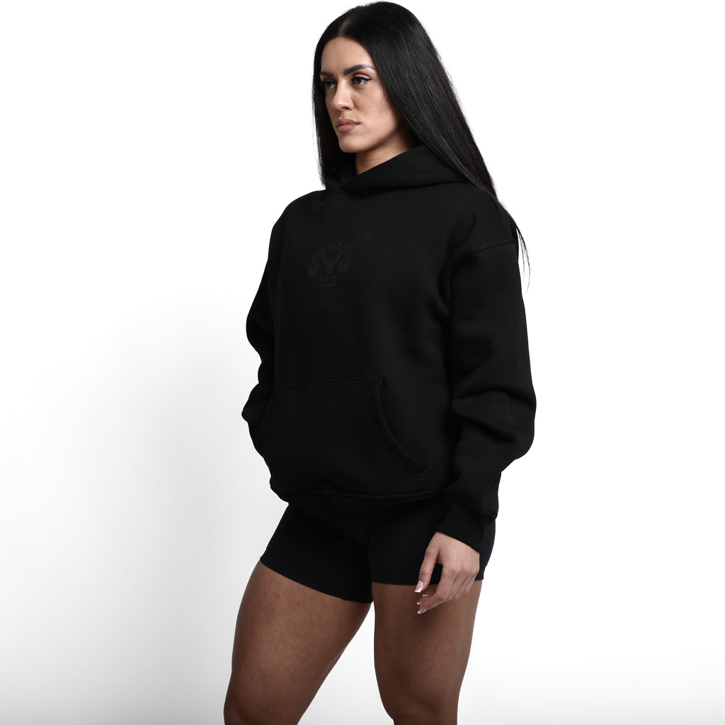 MW Oversized Boxy Hoodie Black V3