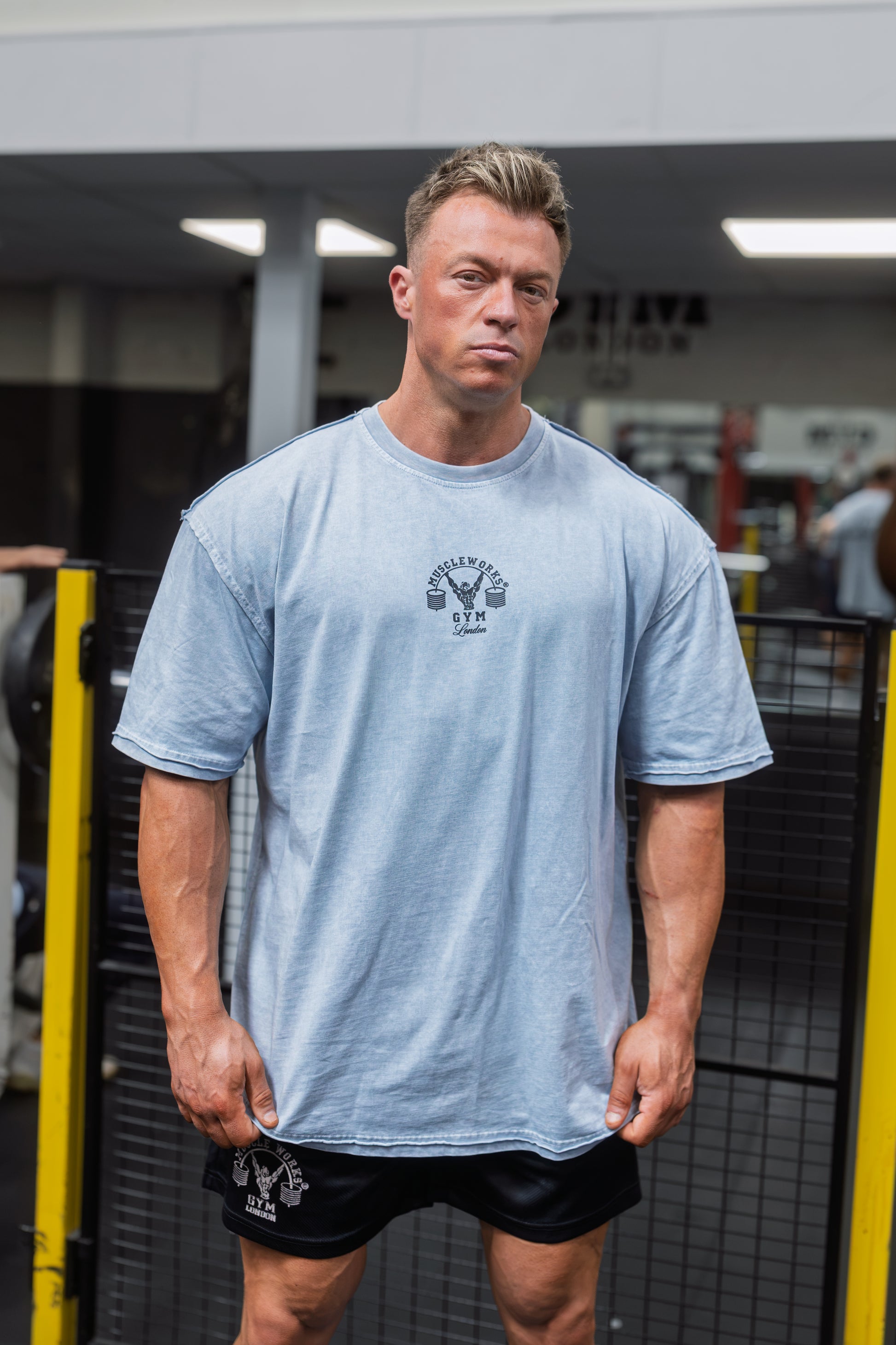 MW Oversized GLACIER BLUE WASHED T-Shirt