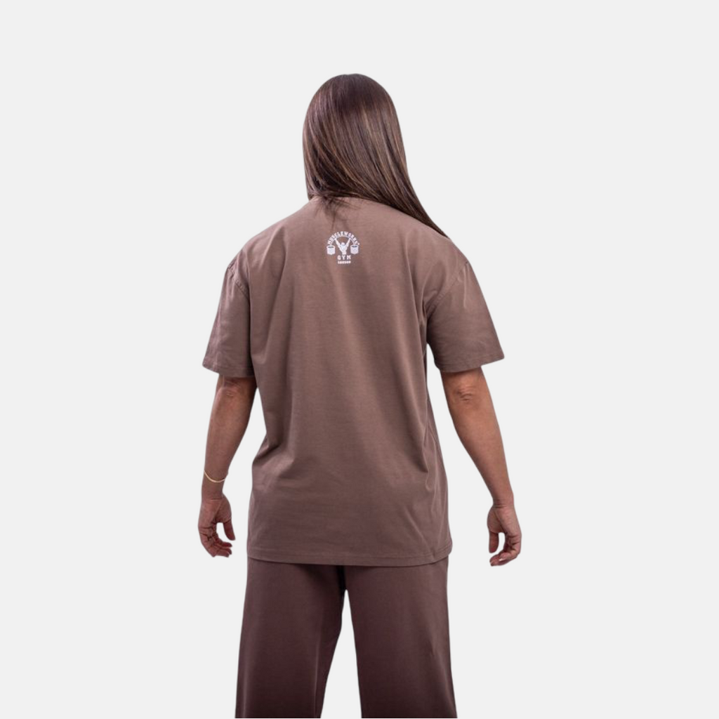 MW Oversized Brown T-Shirt