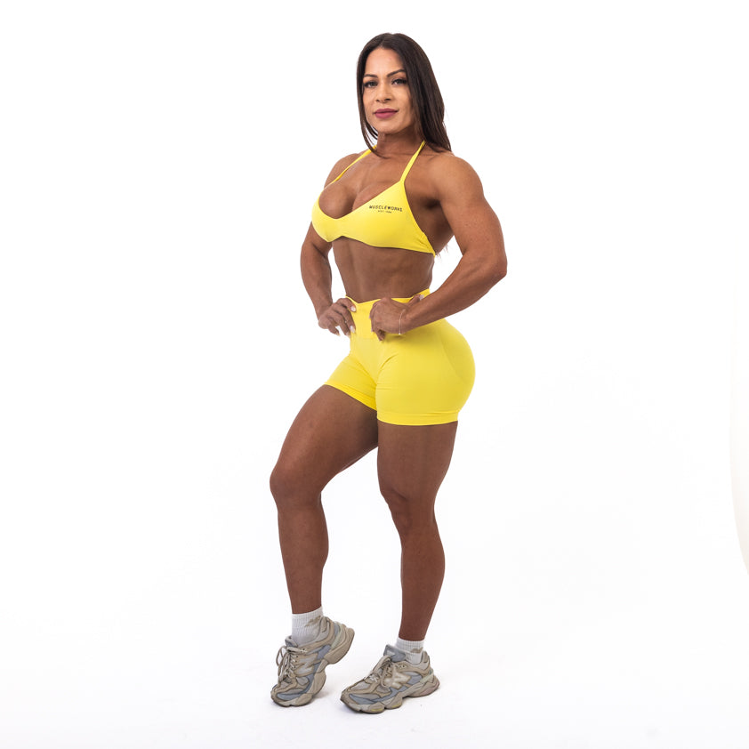 MW Women’s Performance Artemis Sports Bra – Yellow