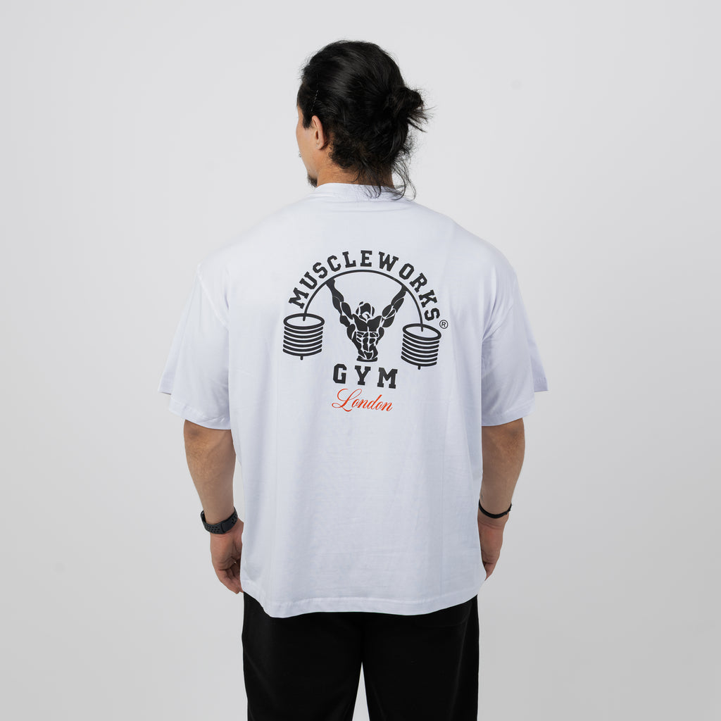 MW Oversized White Signature T-Shirt