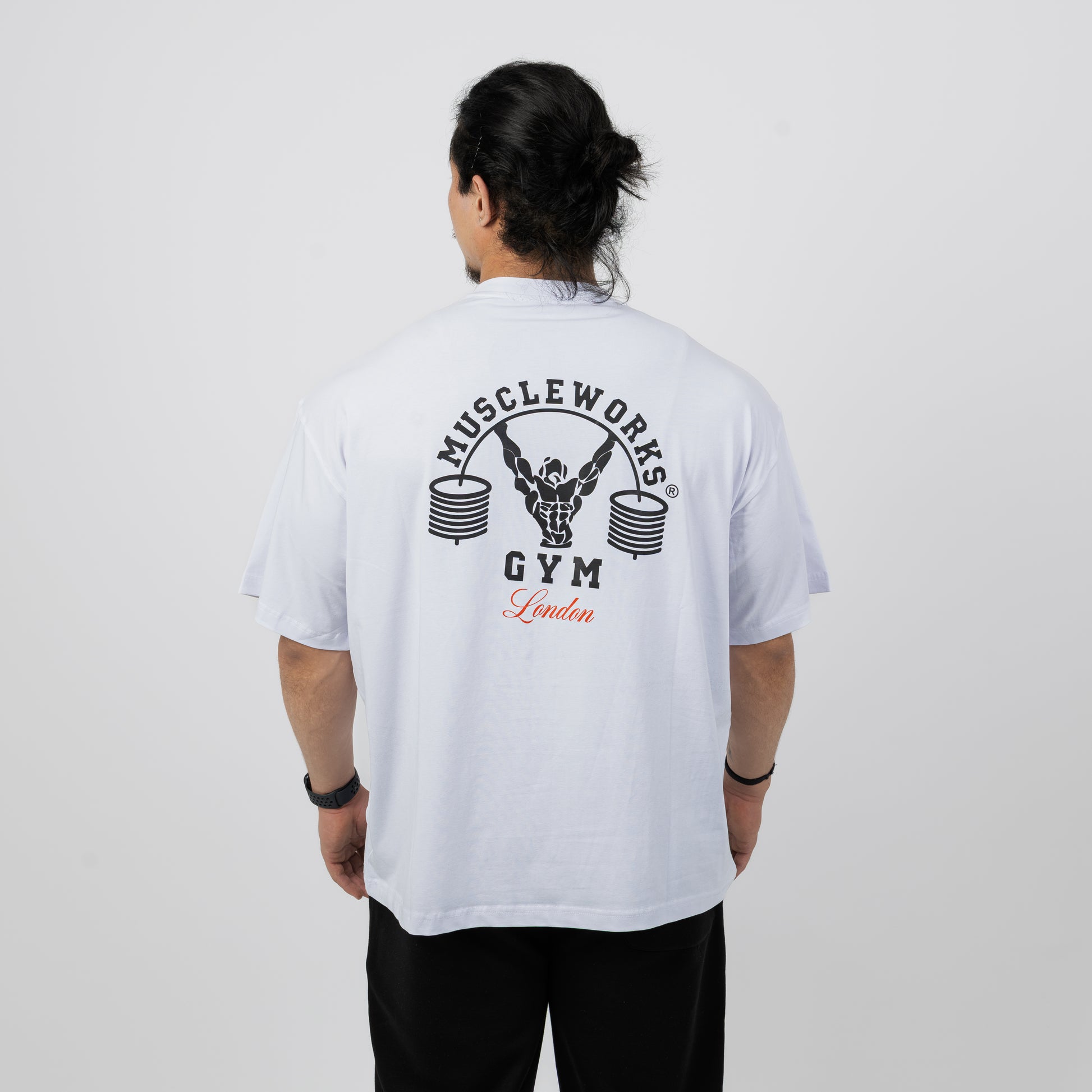 MW Oversized White Signature T-Shirt