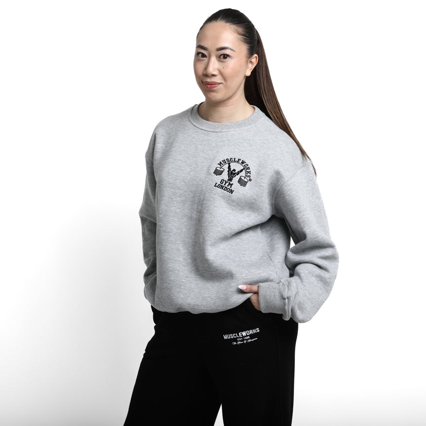 MW Women Crew Neck Grey