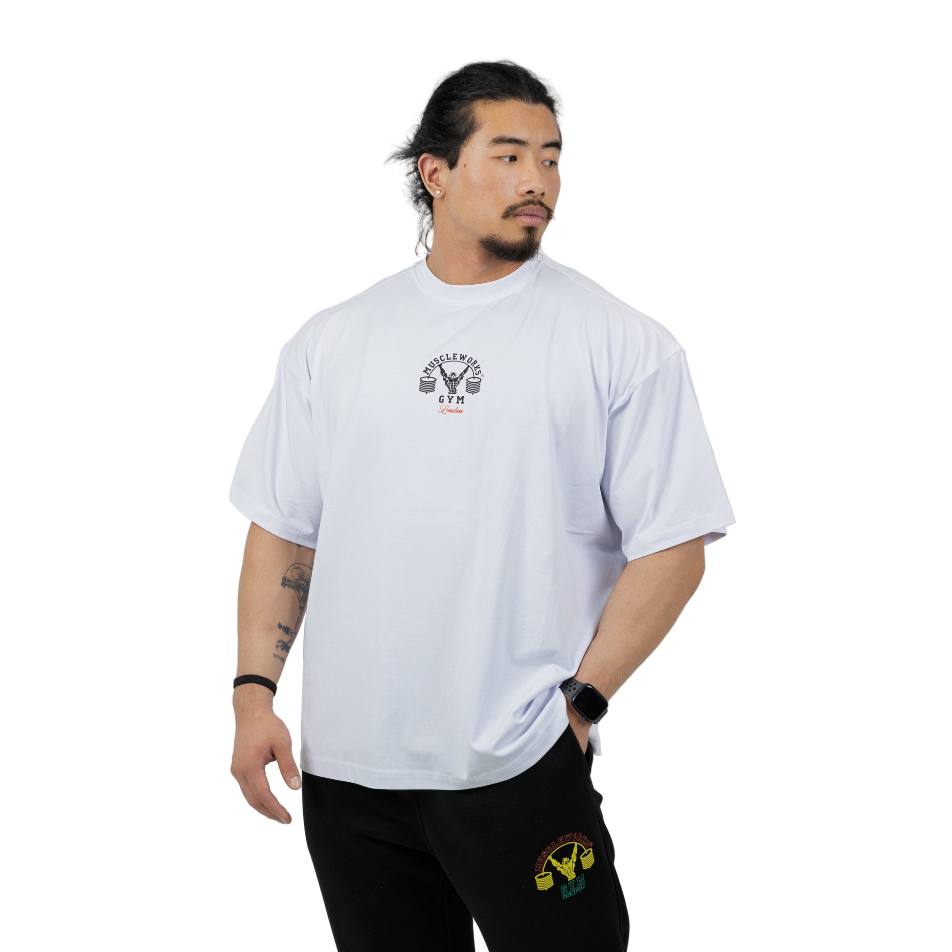 MW Oversized White Signature T-Shirt