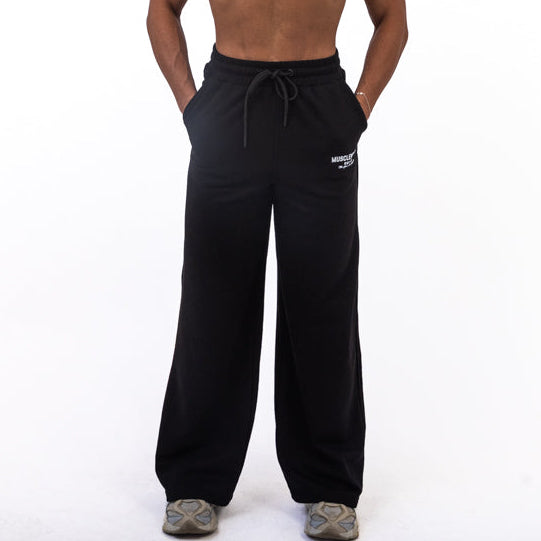 MW Wide leg Sweatpants Black