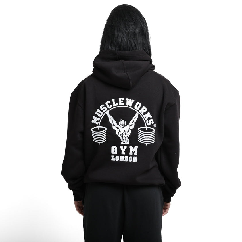 MW Women Classic Black Hoodie