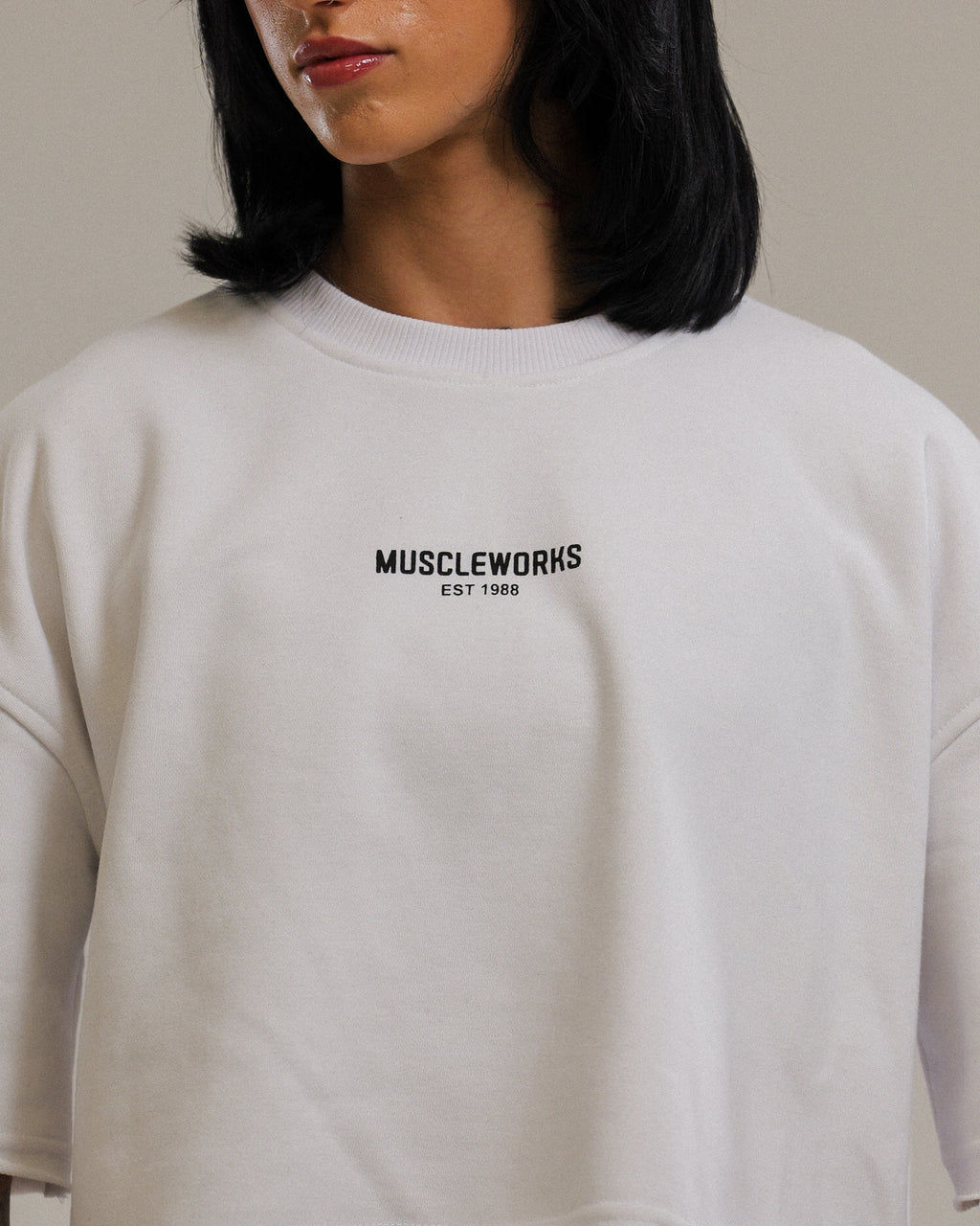 MW Zena Cropped Top White