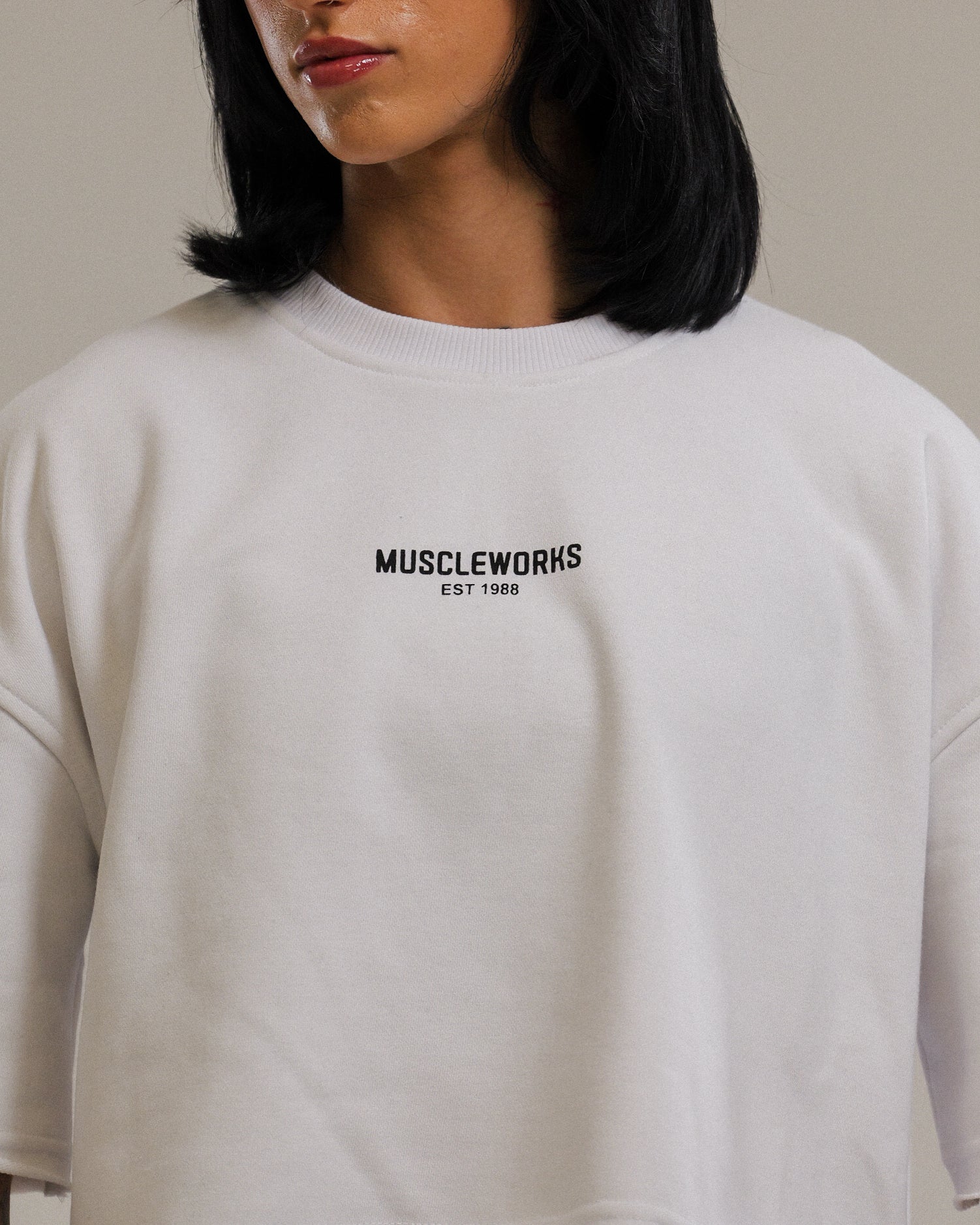 MW Zena Cropped Top White