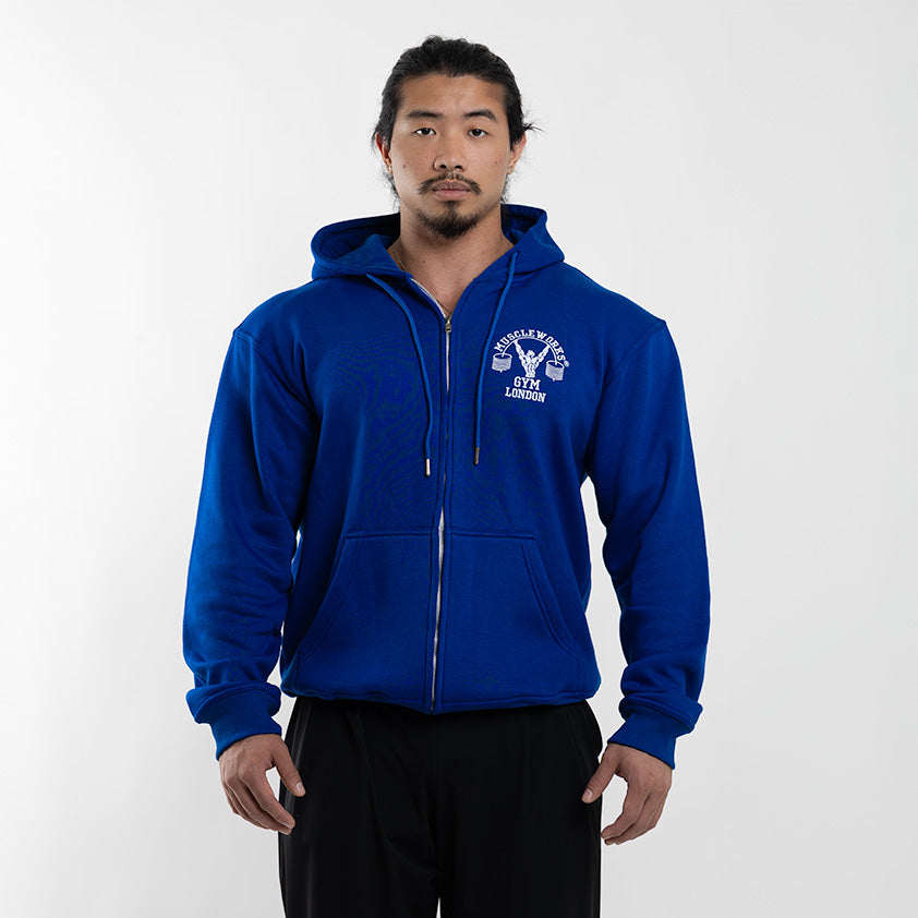 MW Zip Up Hoodie Royal Blue