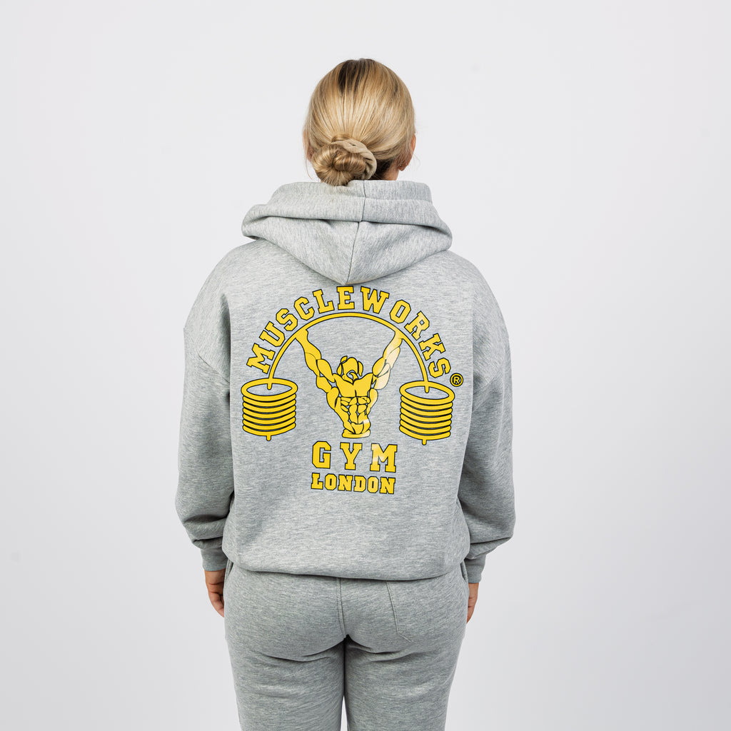 MW Women’s Oversized Zip Hoodie Grey Marl