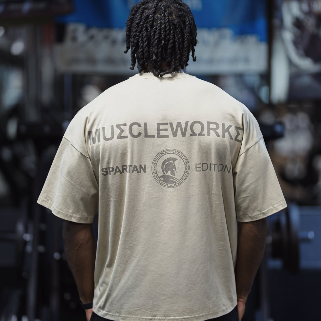 MW Spartan Edition Oversized T-Shirt – Warm Sand