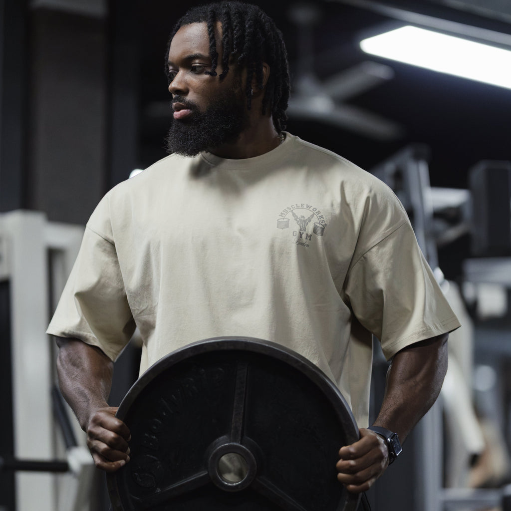 MW Spartan Edition Oversized T-Shirt – Warm Sand