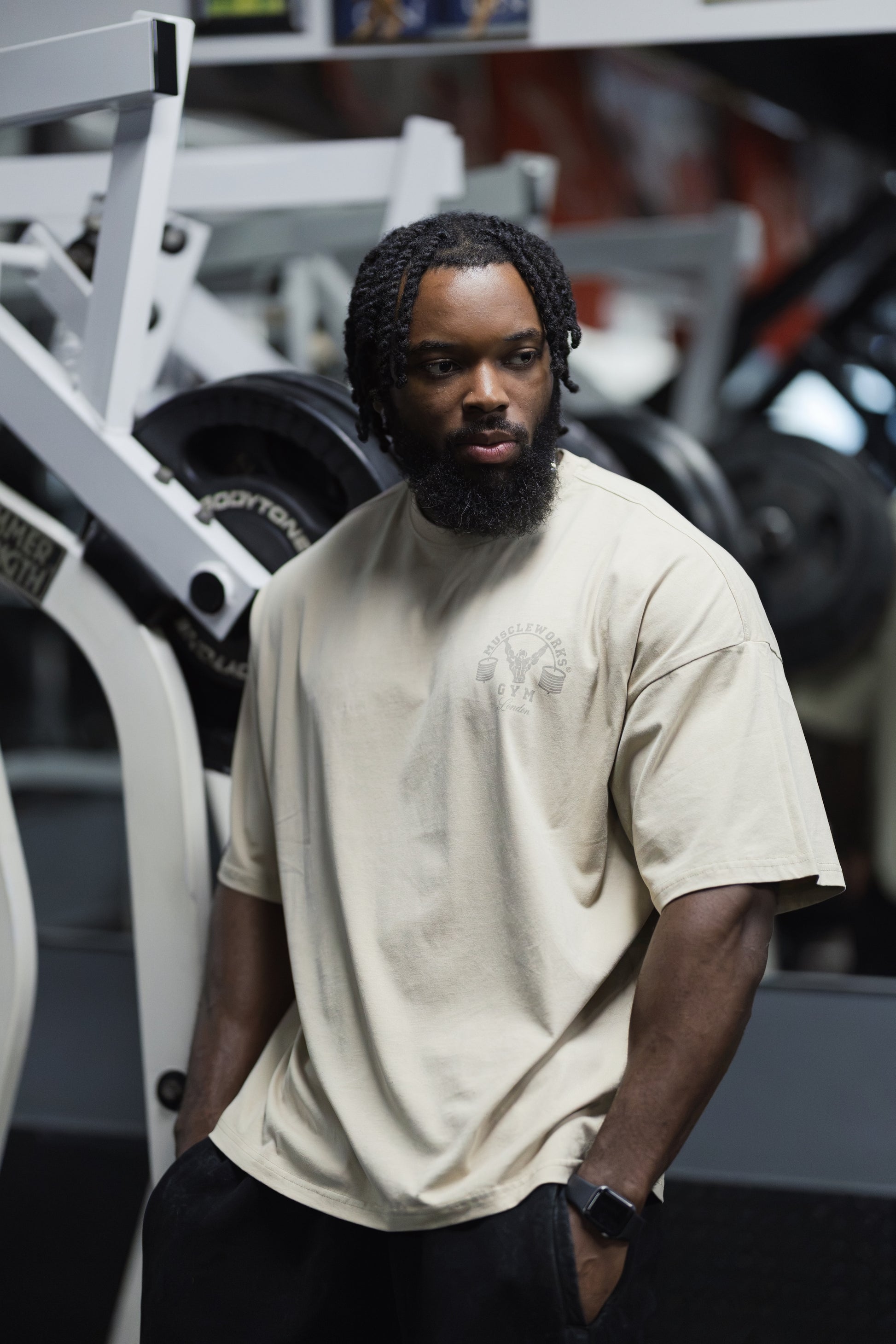 MW Spartan Edition Oversized T-Shirt – Warm Sand