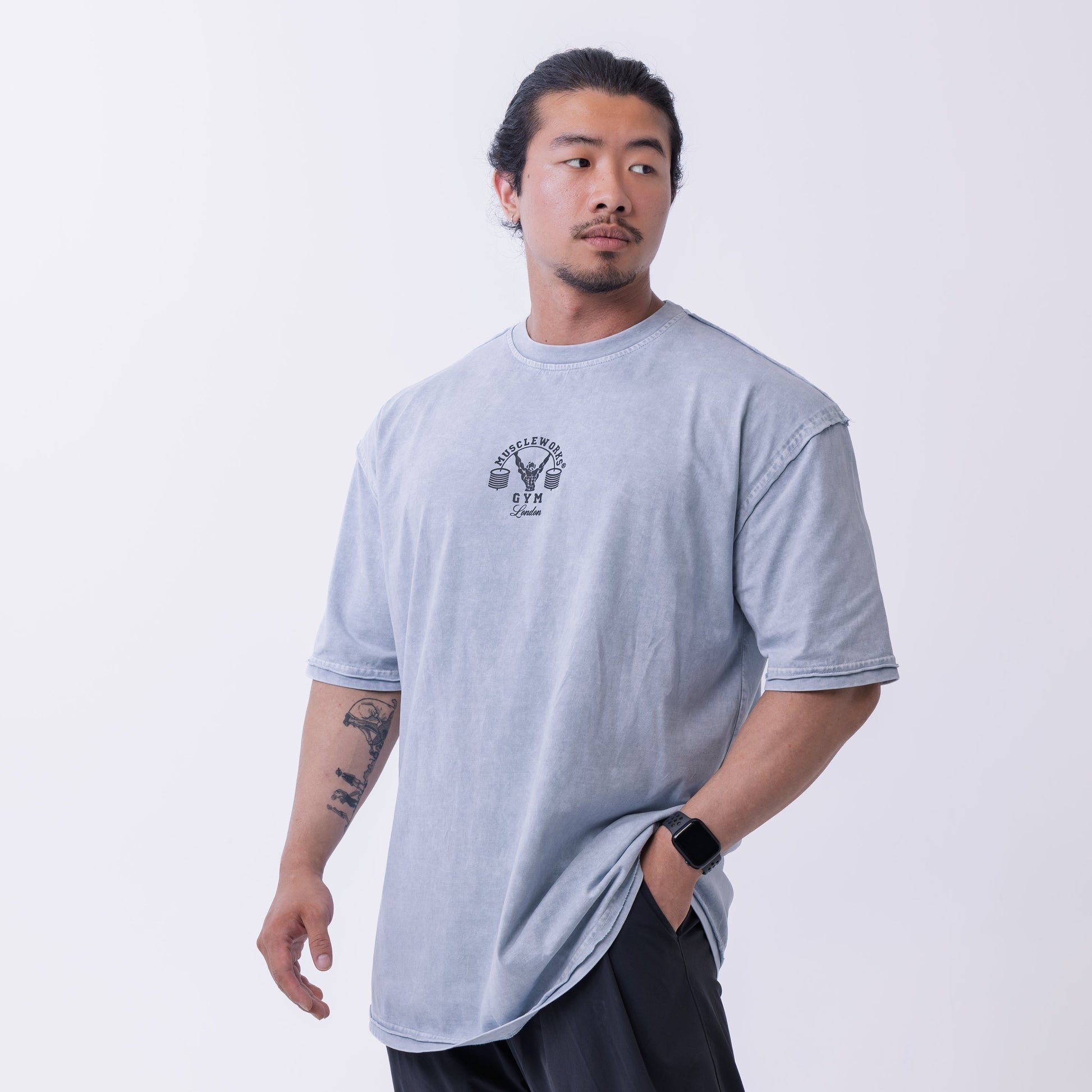 MW Oversized GLACIER BLUE WASHED T-Shirt