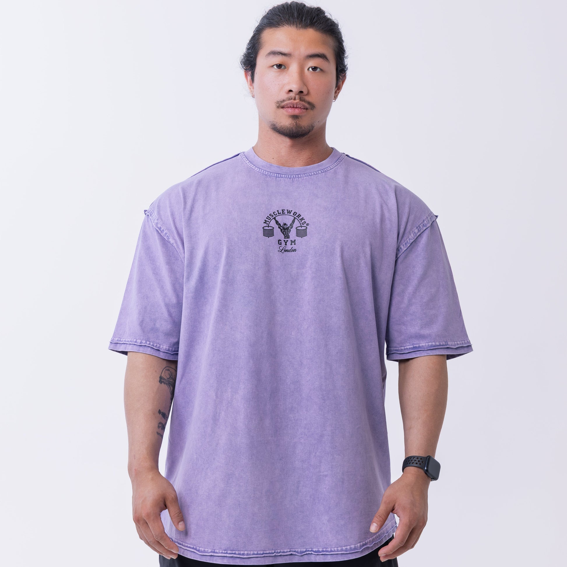 MW Oversized Washed Lavender T-Shirt