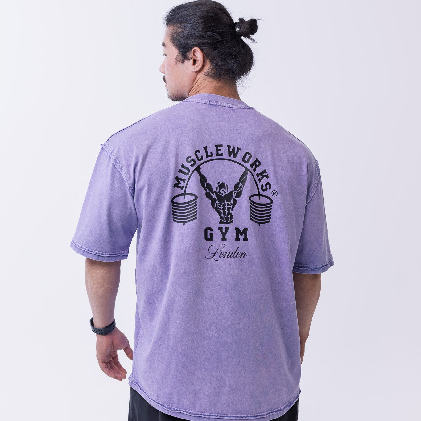 MW Oversized Washed Lavender T-Shirt