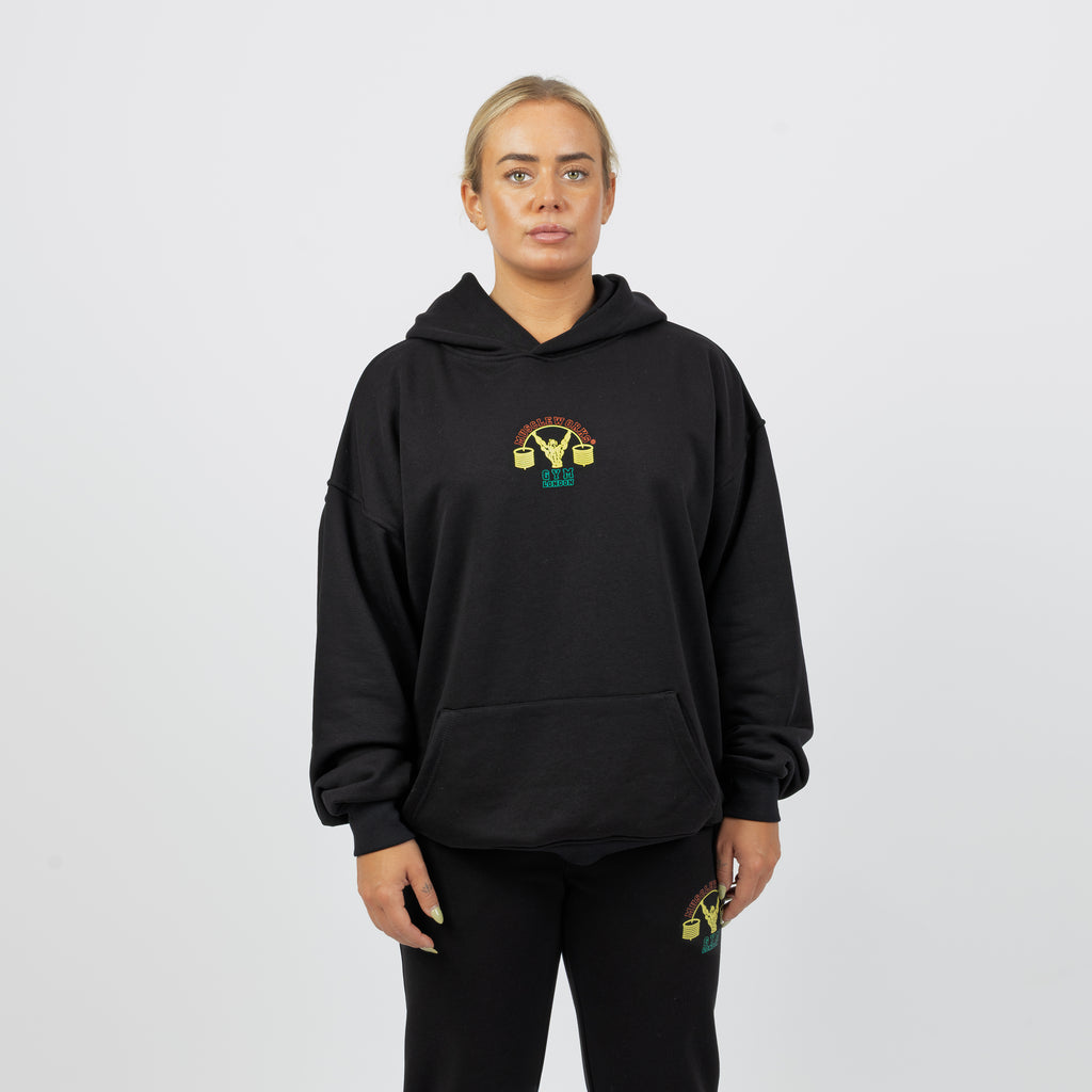 MW Oversized Hoodie 3 Colour Way Black