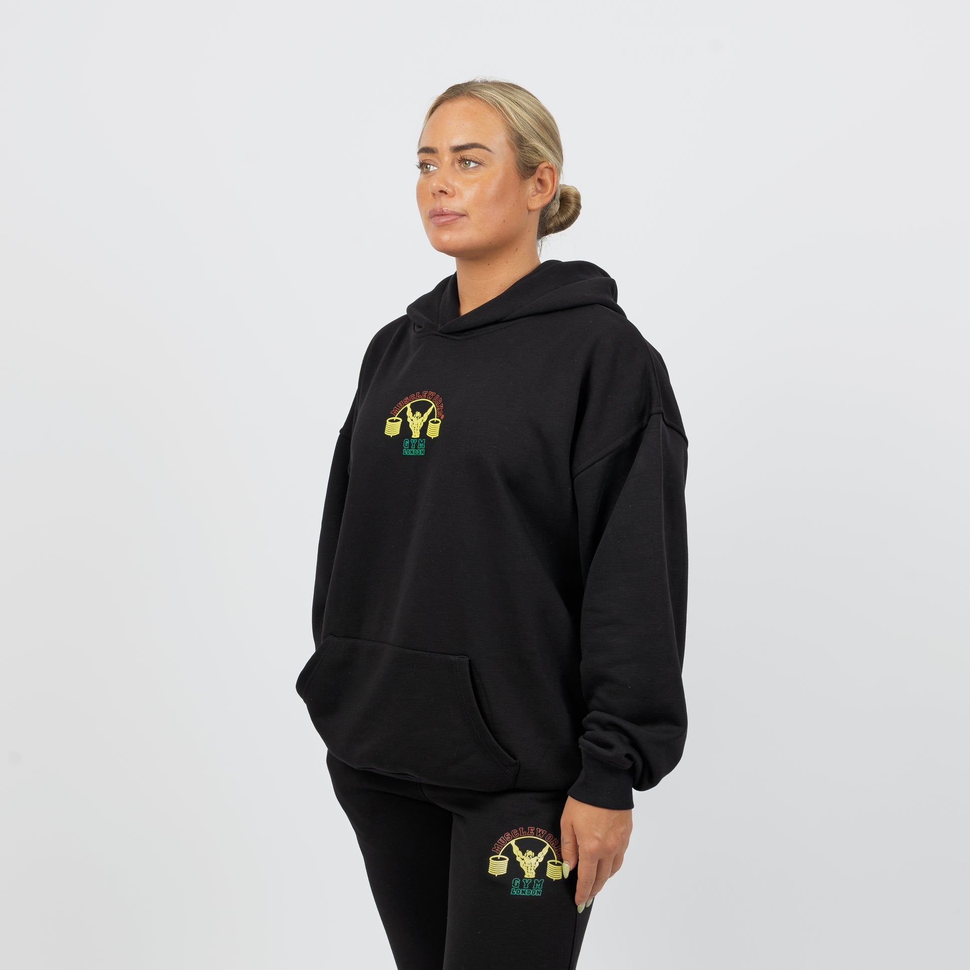 MW Oversized Hoodie 3 Colour Way Black