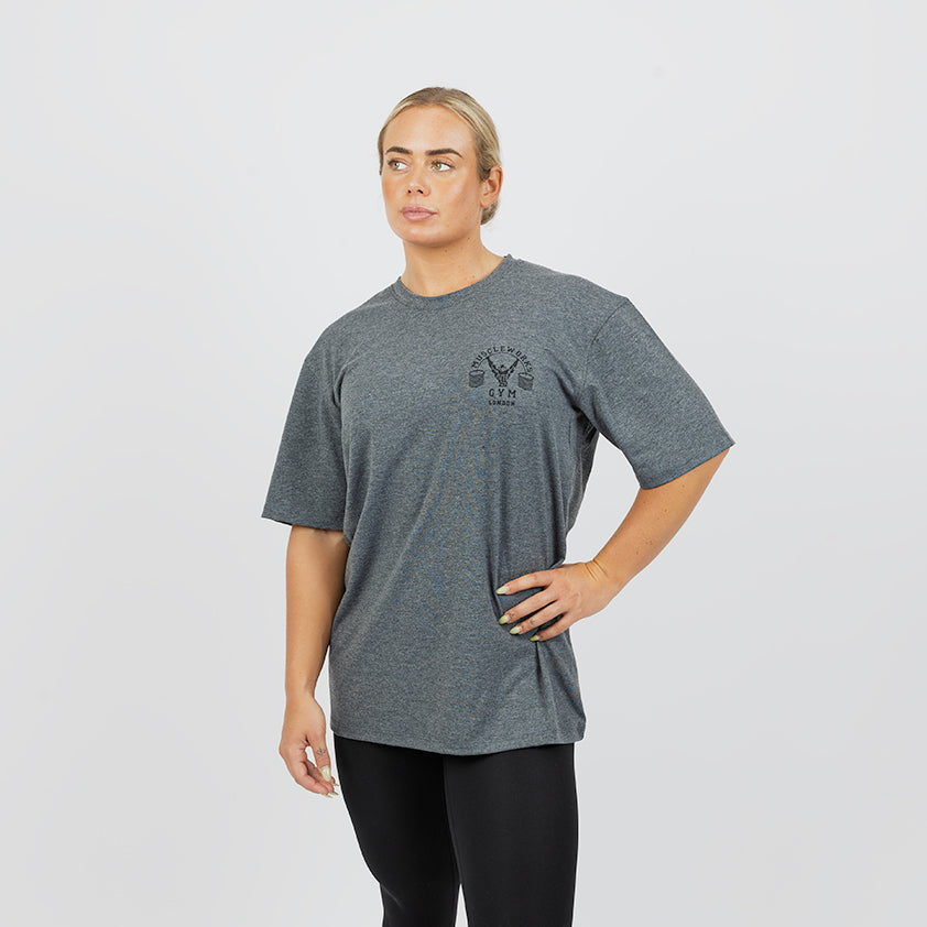 MW Womens Cotton T-Shirt Charcoal