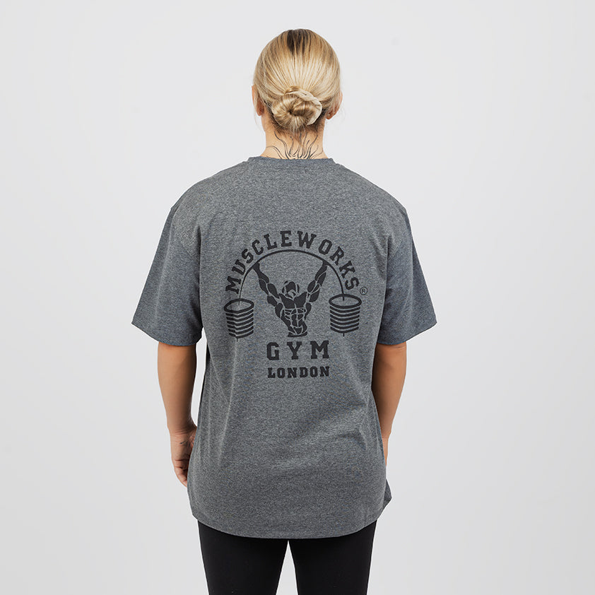 MW Womens Cotton T-Shirt Charcoal