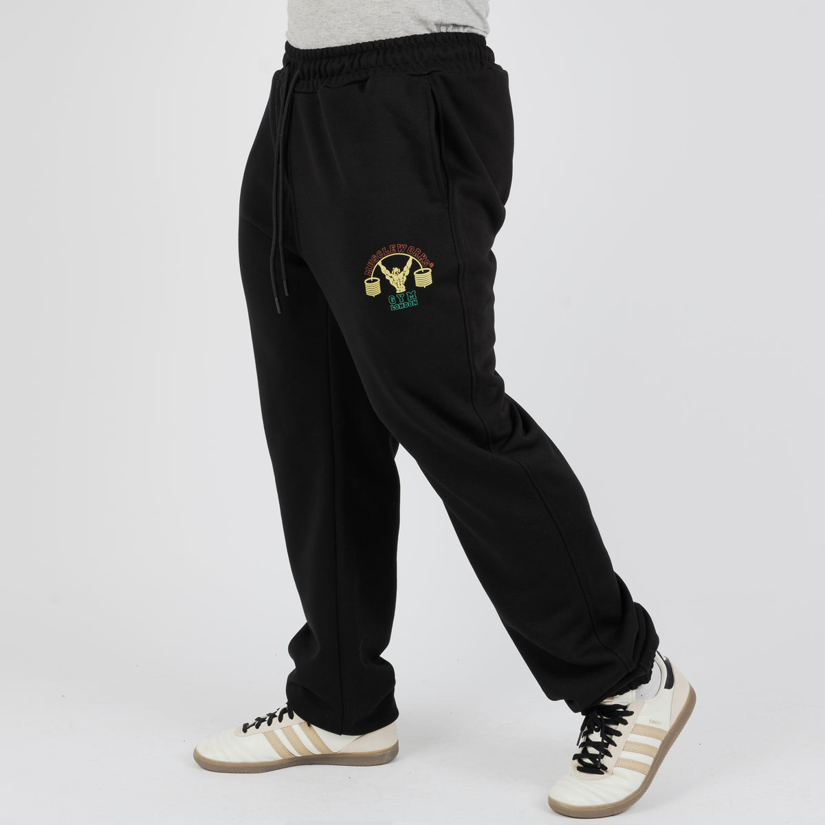 MW Relaxed Fit Joggers 3 Colour Way Black