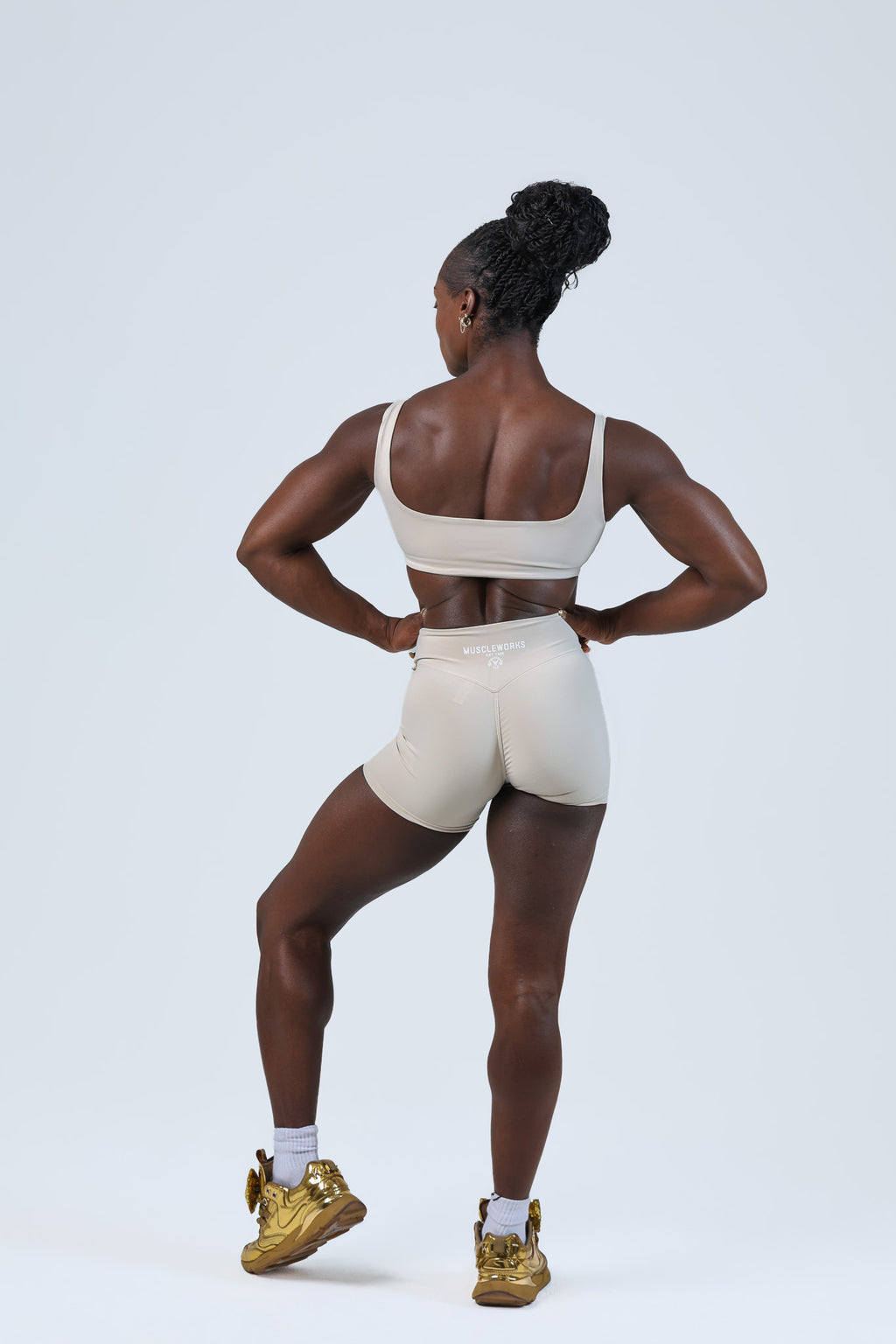 The Sienna Shorts – Ivory Beige