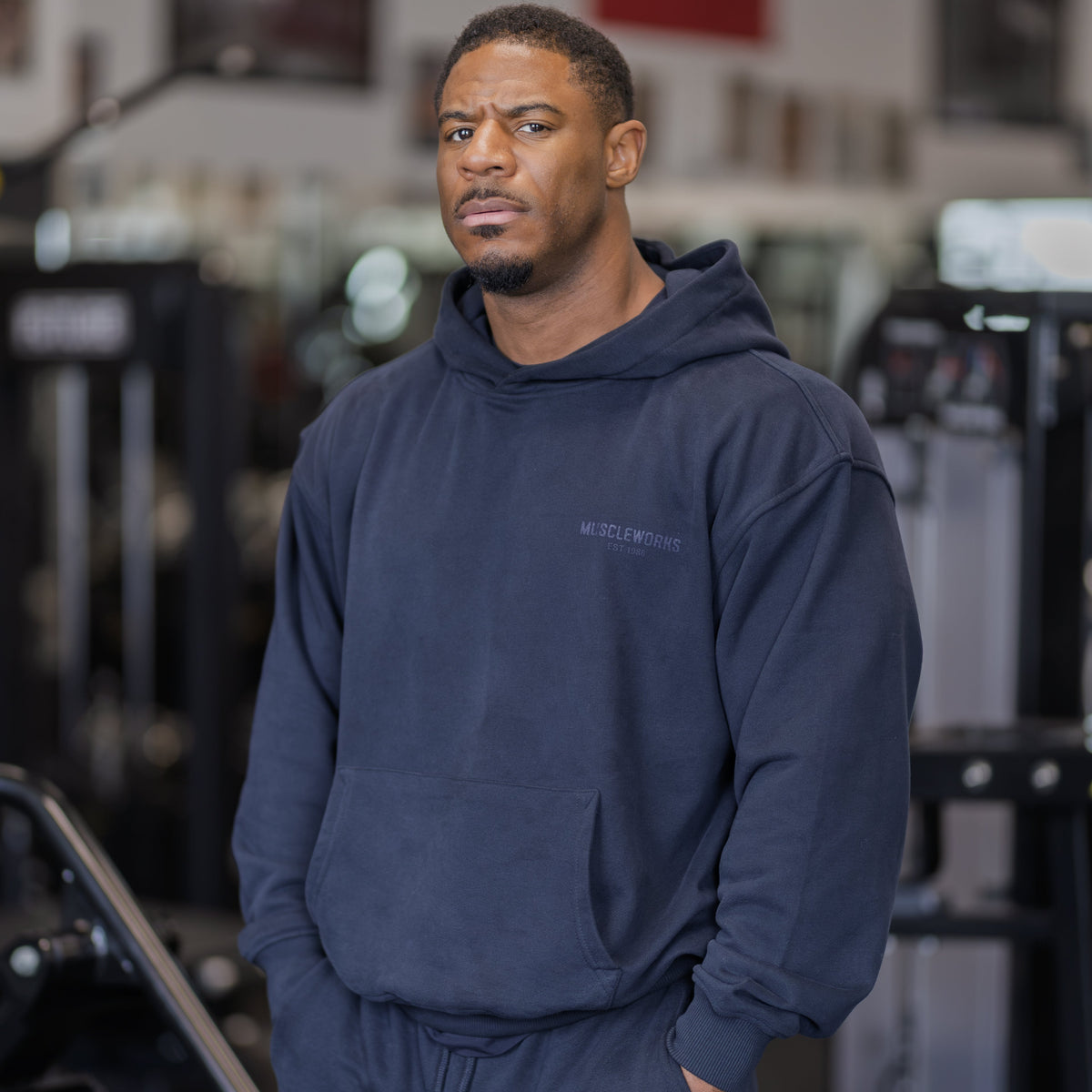 MW Oversized Midnight Navy Hoodie
