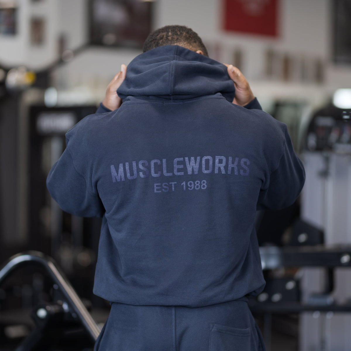 MW Oversized Midnight Navy Hoodie