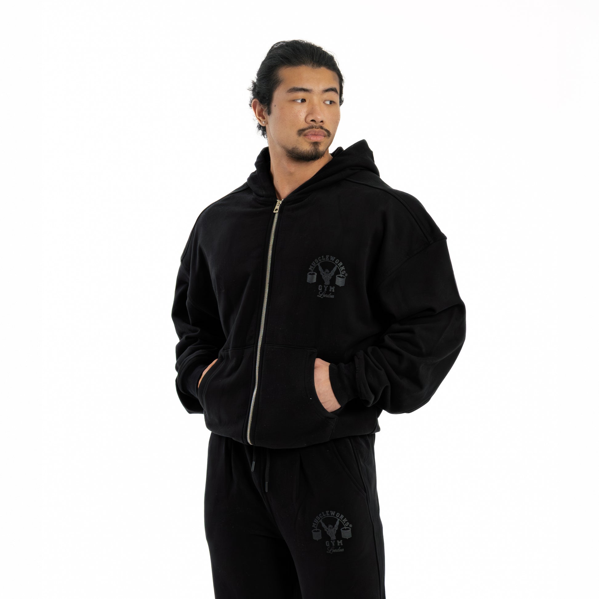 MW Oversized Zip Up Hoodie Spartan Edition