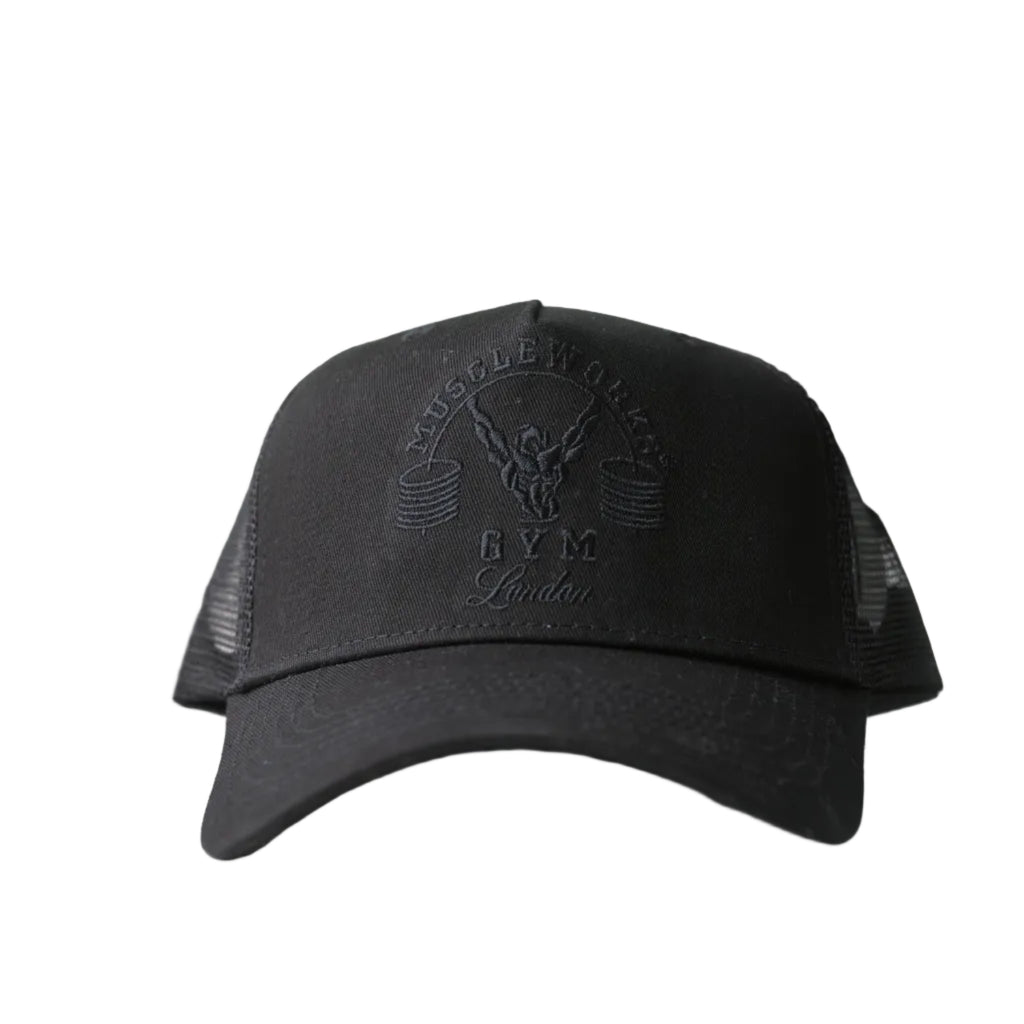 MW Signature Trucker Cap Double Black