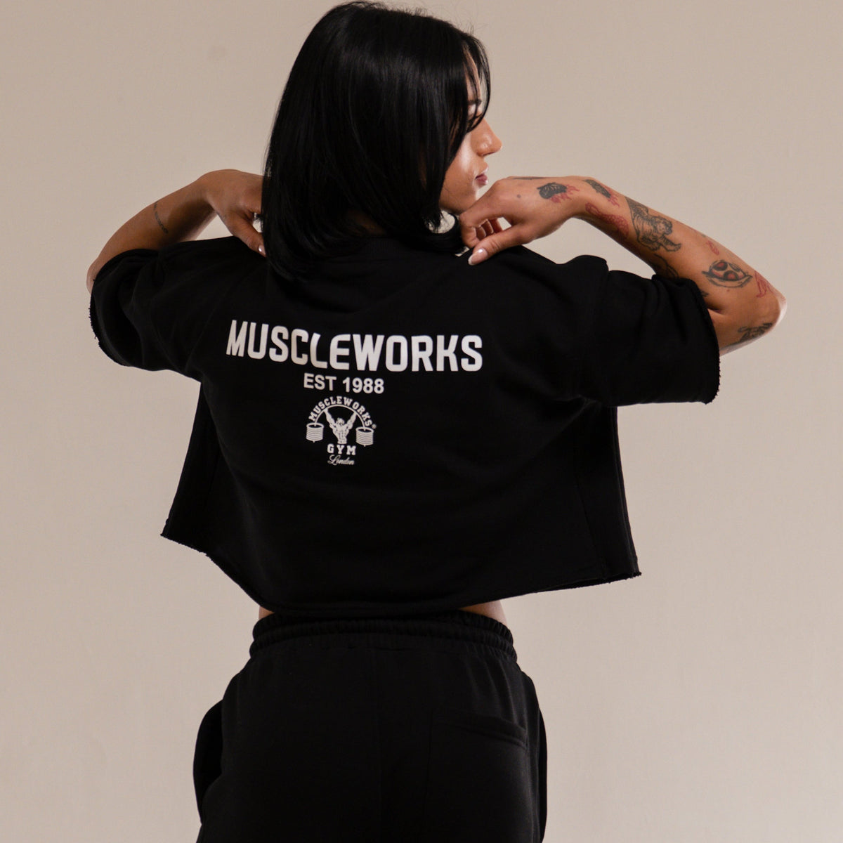 MW Zena Cropped Top Black