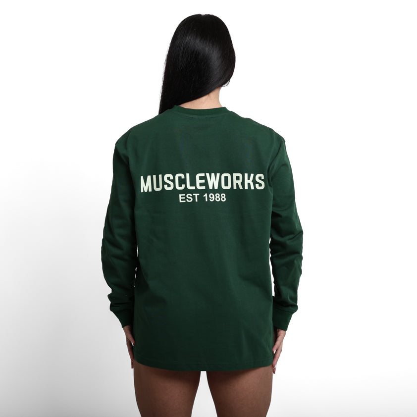 MW Oversized Long Sleeve Legacy 1988 Forest Green