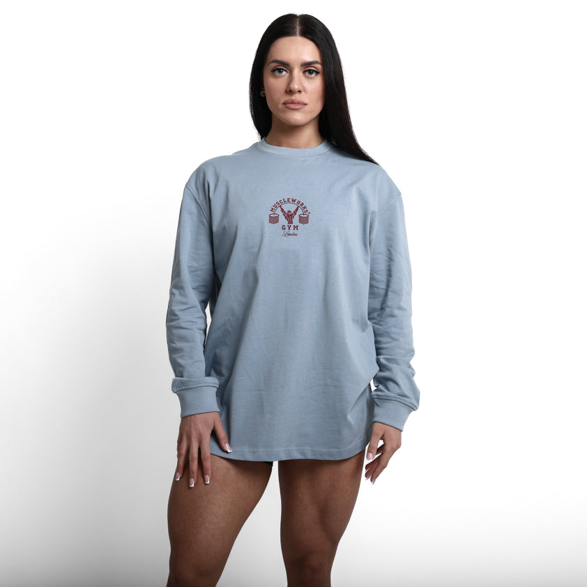 MW Oversized Long Sleeve Legacy 1988 Prada Blue