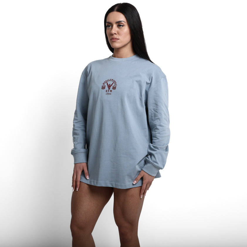 MW Oversized Long Sleeve Legacy 1988 Prada Blue