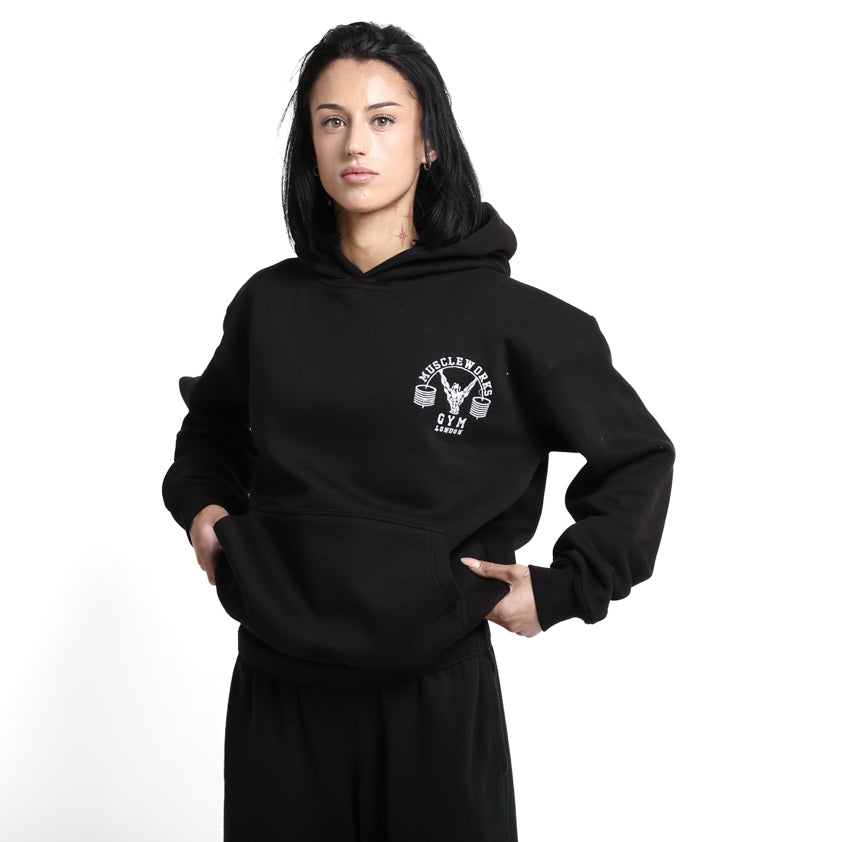 MW Women Classic Black Hoodie