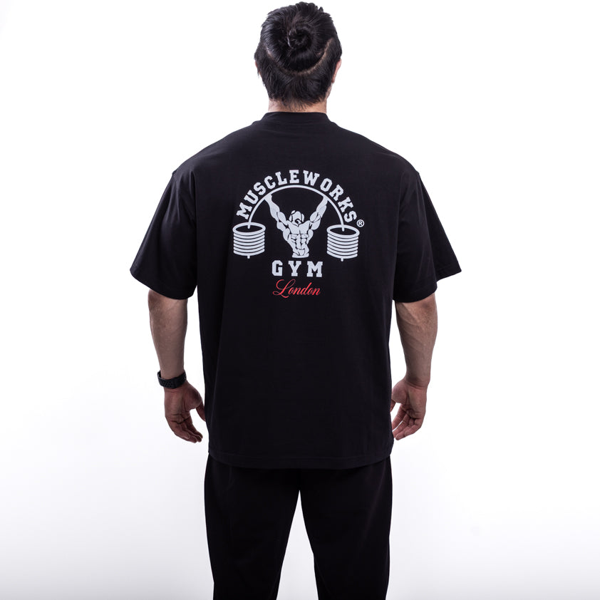 MW Oversized Black Signature T-Shirt